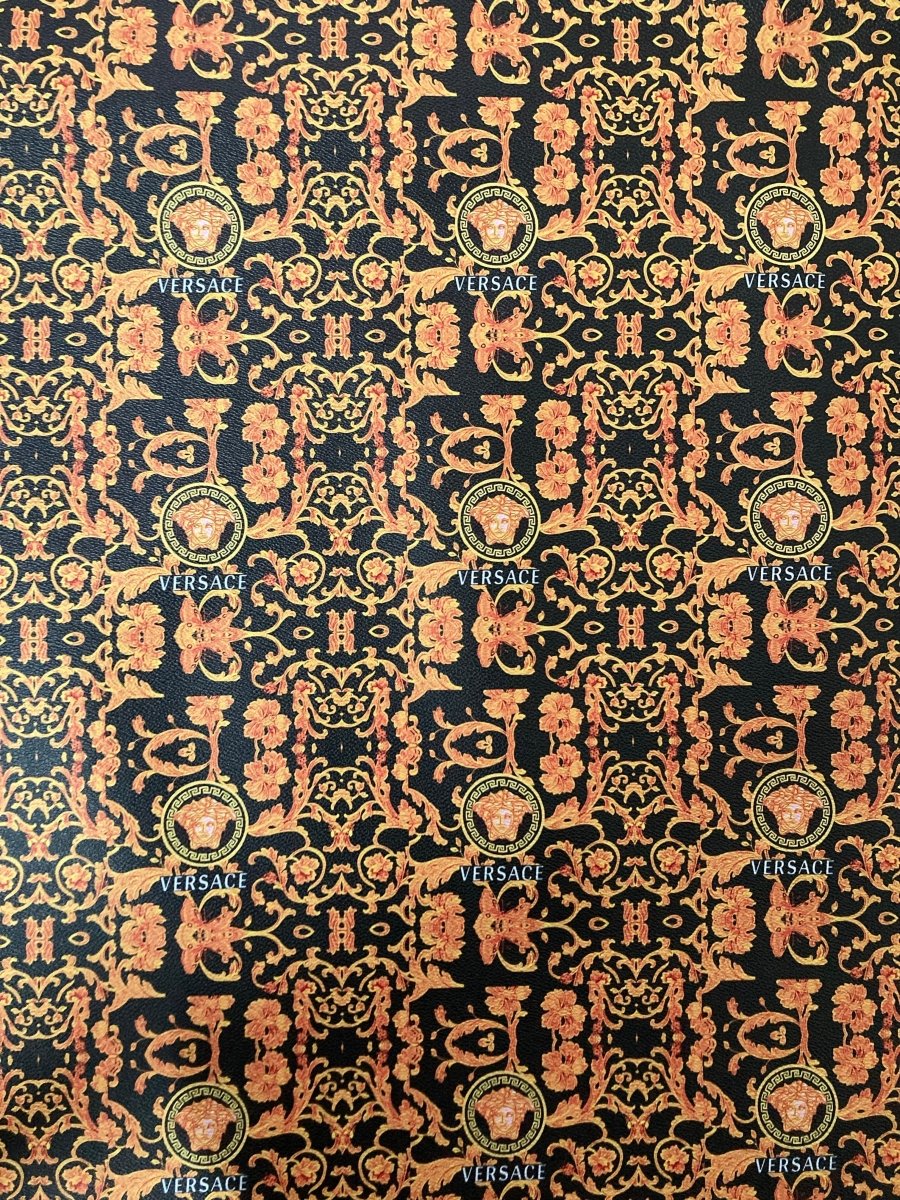 Custom Leather Versace Material for Handmade Upholstery - mingfabricstore