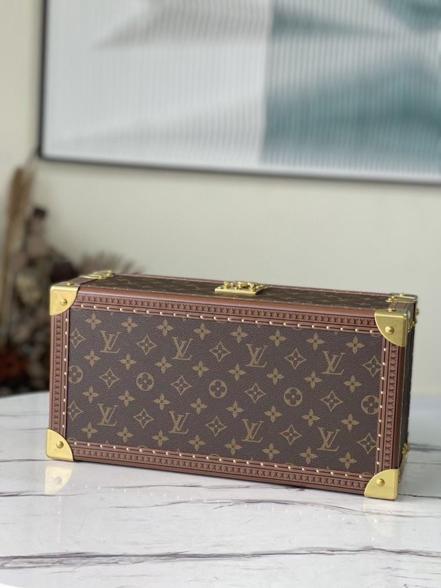 Custom LV Accessories Box Jewelry Box Storage Box Monogram - mingfabricstore