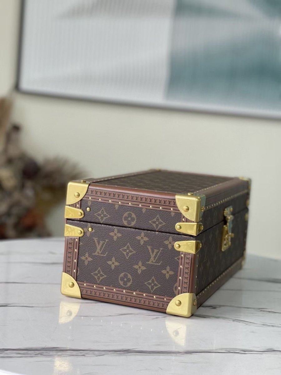 Custom LV Accessories Box Jewelry Box Storage Box Monogram - mingfabricstore