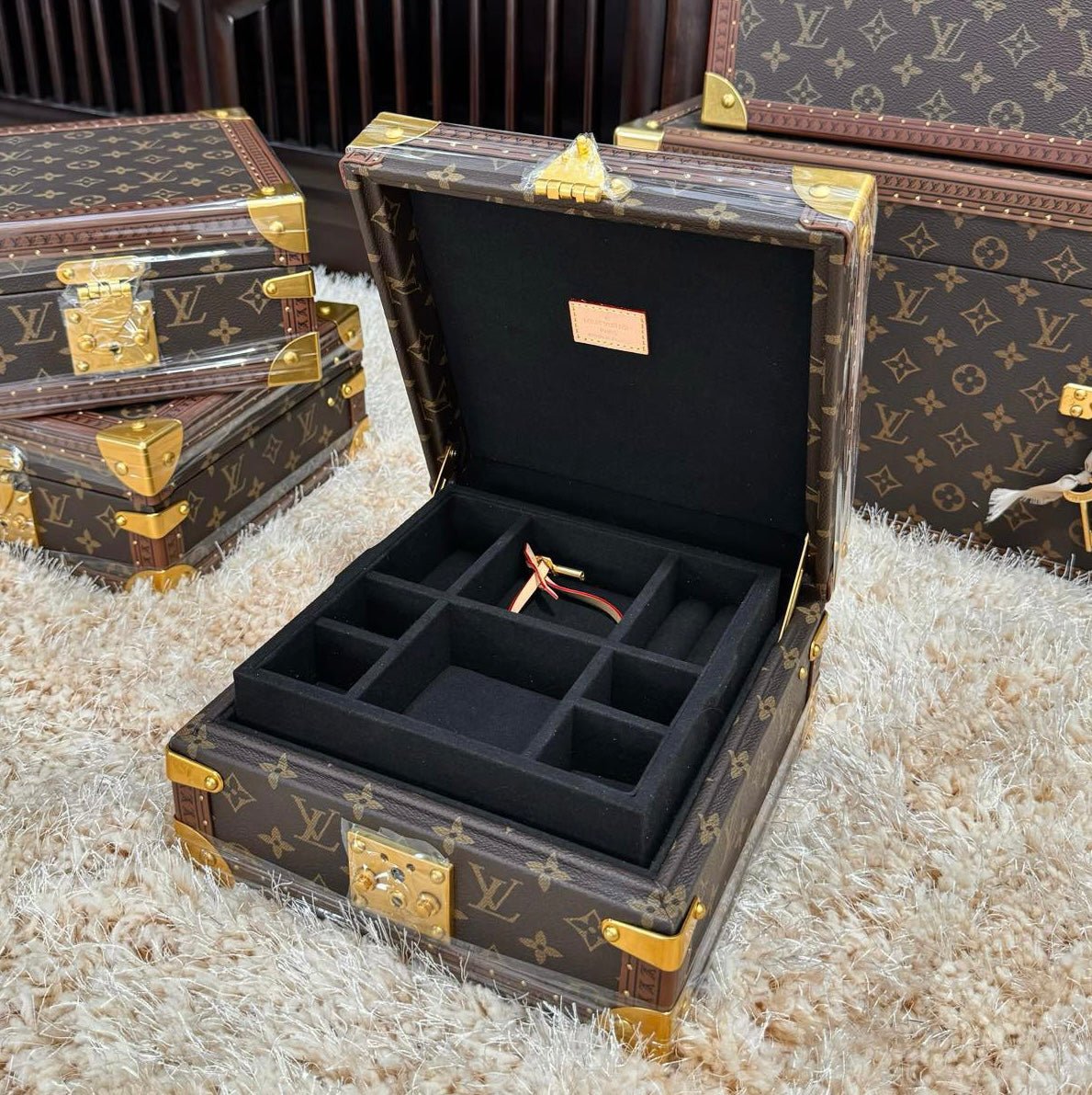 Custom LV Accessories Box Jewelry Box - mingfabricstore