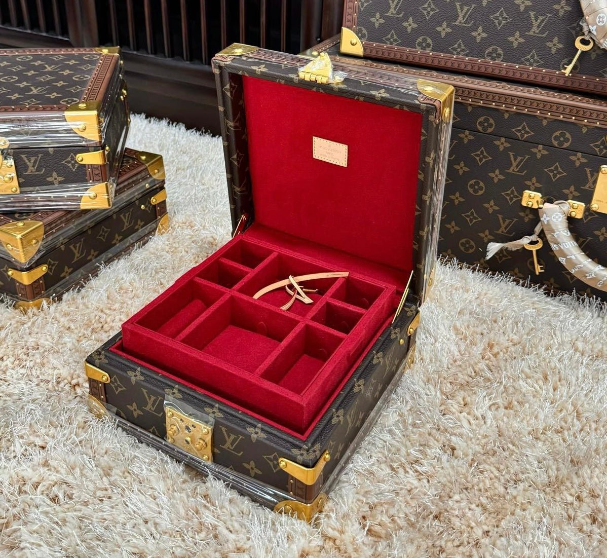 Custom LV Accessories Box Jewelry Box - mingfabricstore