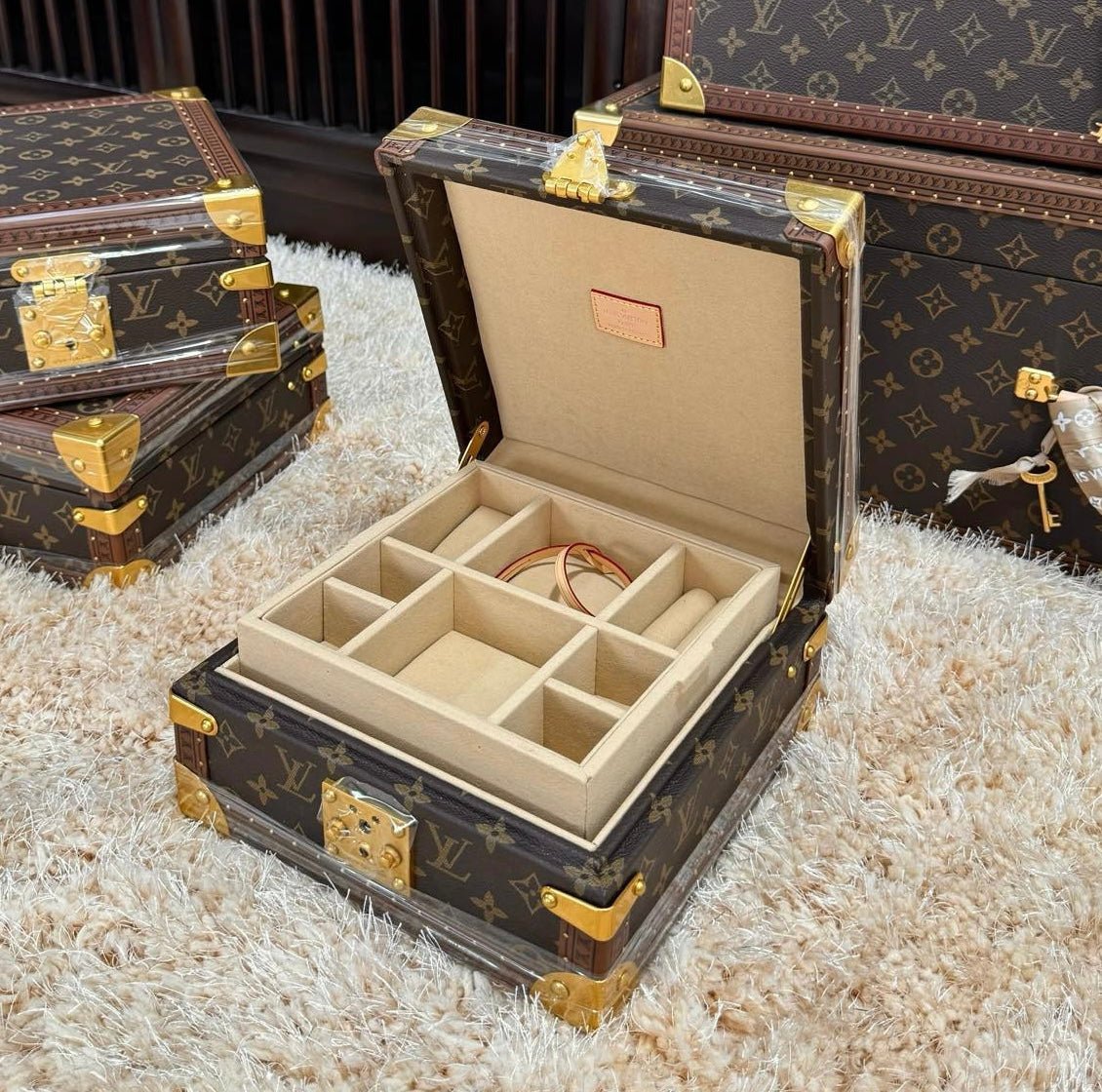 Custom LV Accessories Box Jewelry Box - mingfabricstore