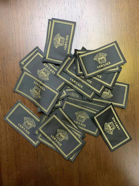 Custom Versace Label Tags for Sewing Apparel DIY Handmade - mingfabricstore