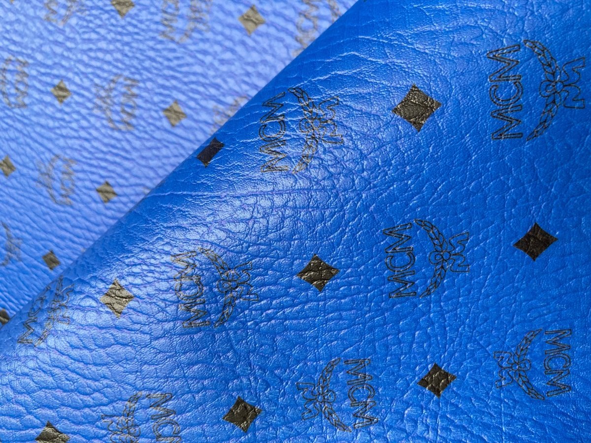 Custom Vinyl Deep MCM Leather for Handmade Crafts DIY Sneakers - mingfabricstore