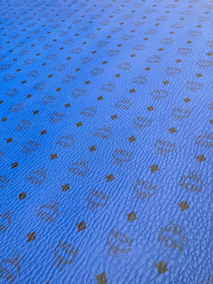 Custom Vinyl Deep MCM Leather for Handmade Crafts DIY Sneakers - mingfabricstore