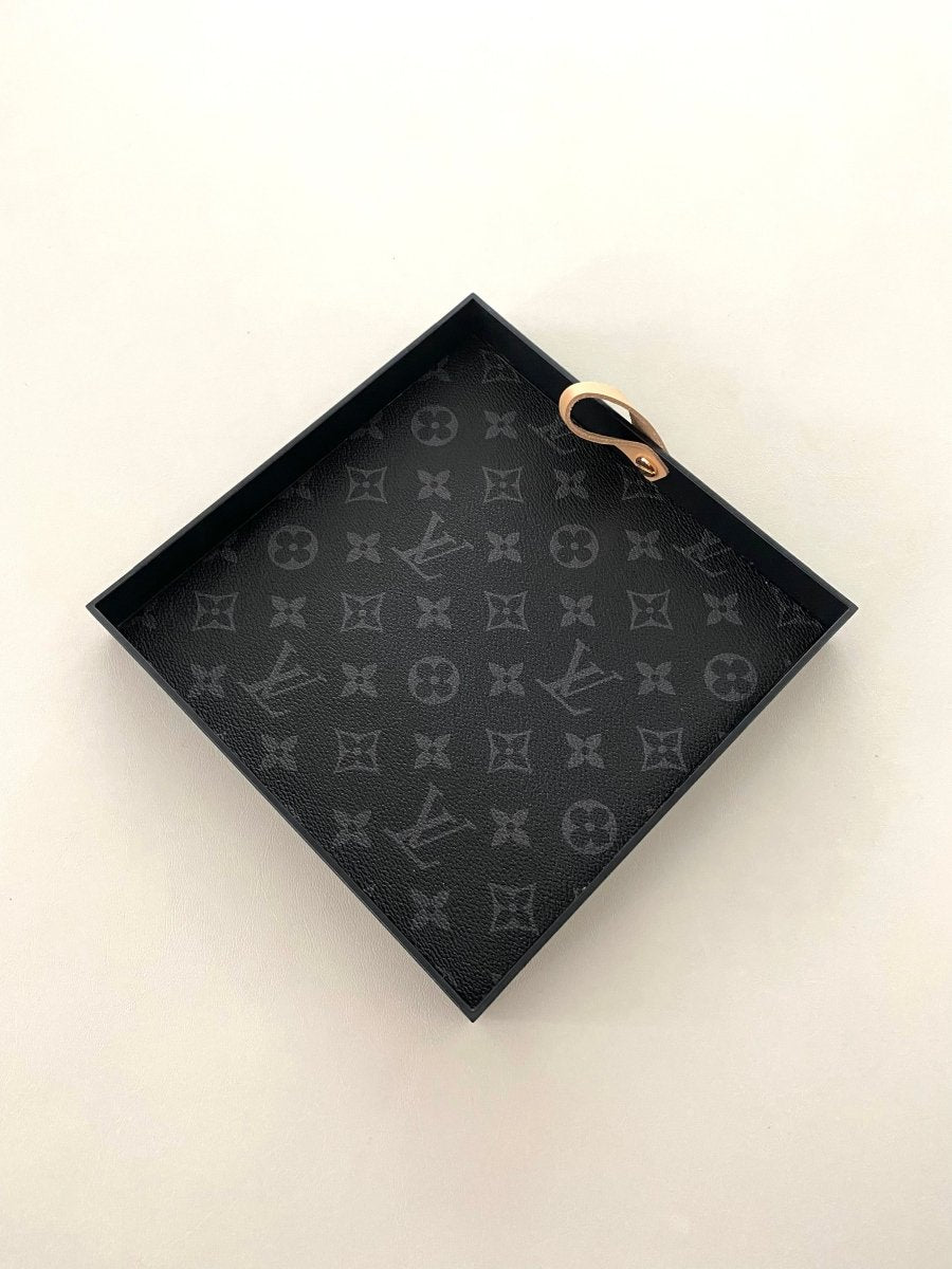 Custom White Embossed LV Designer Tray Home Decoration Christamas Gift - mingfabricstore