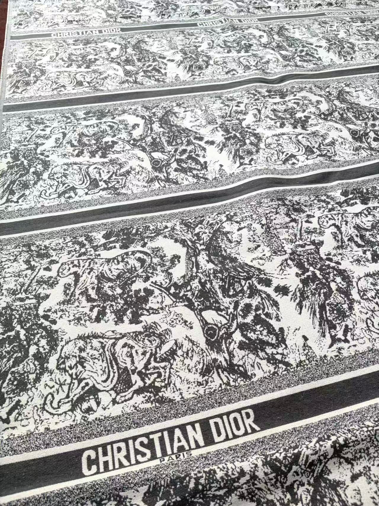 Black Dior Tote Bag Cushion Upholstery Fabric for DIY Crafts Upholstery