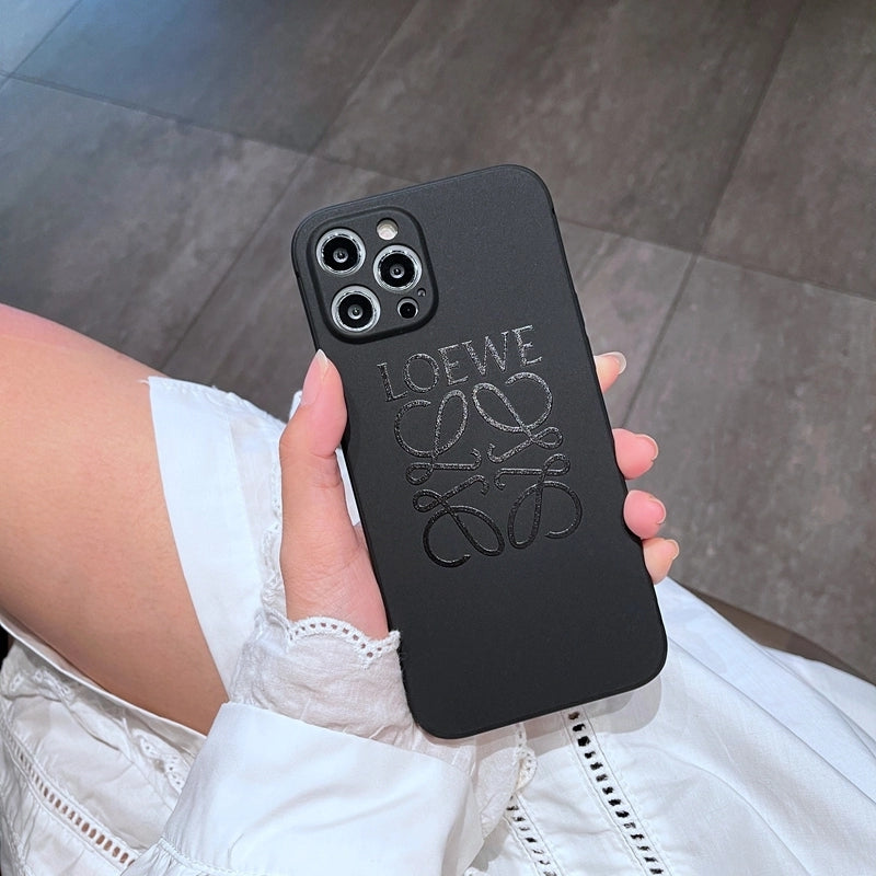 LOEWE Black Classic PU Phone cases