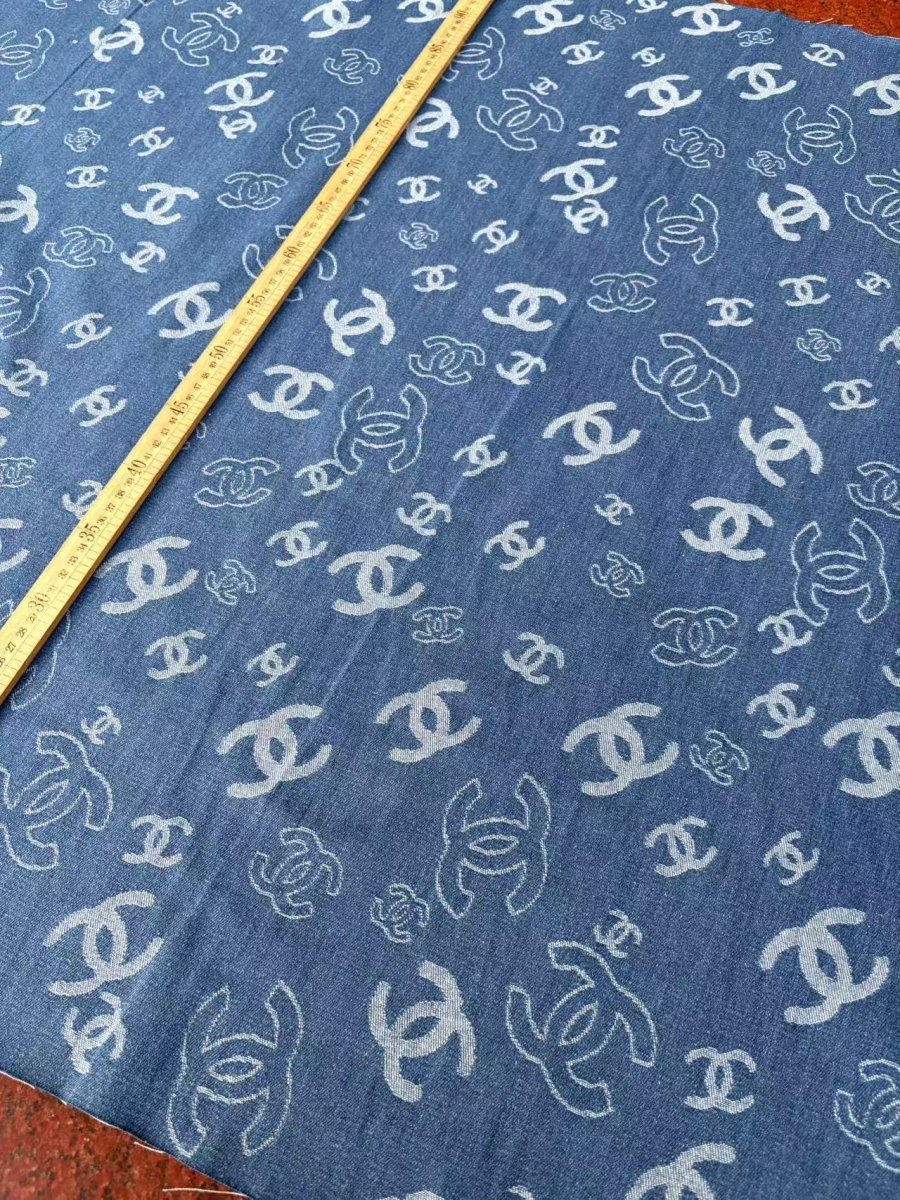 Dark Chanel Denim Fabric for DIY Crafts Sewing Projects - mingfabricstore