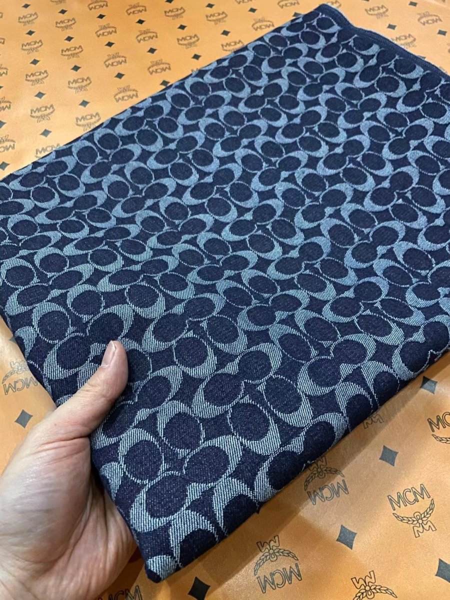 Dark Coach Denim Cotton Fabric Sold by Yard - mingfabricstore