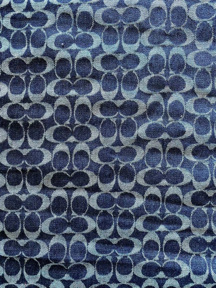 Dark Coach Denim Cotton Fabric Sold by Yard - mingfabricstore