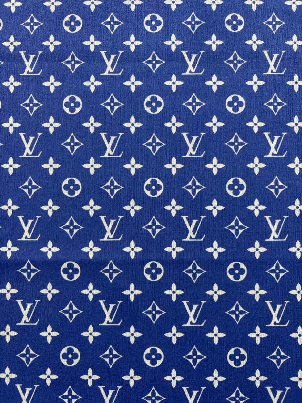 Blue LV Suede Stretchy Fabric for Car Headliner Upholstery DIY Sewing