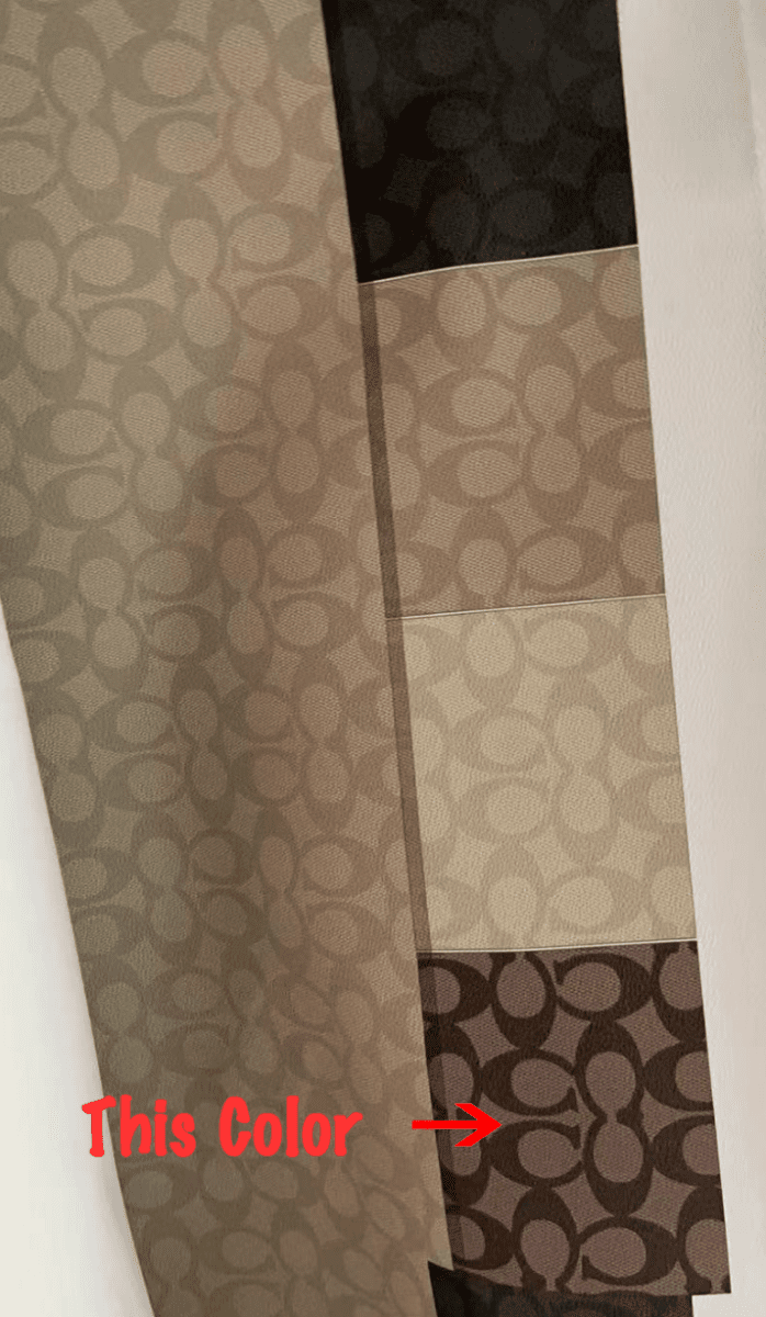 Deep Brown Coach Vinyl Leather for Bag Material Custom Shoes - mingfabricstore