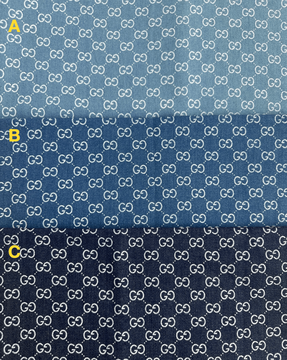 Denim Washed Gucci Jean Fabric for Clothing - mingfabricstore