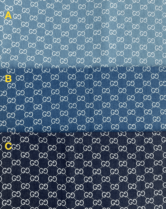 Denim Washed Gucci Jean Fabric for Clothing - mingfabricstore