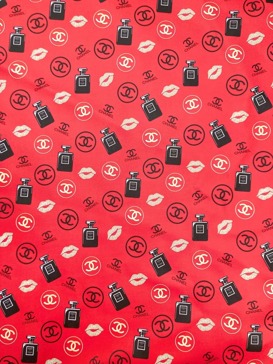 Designer Chanel Crafts Leather Fabric for Sneakers Upholstery - mingfabricstore