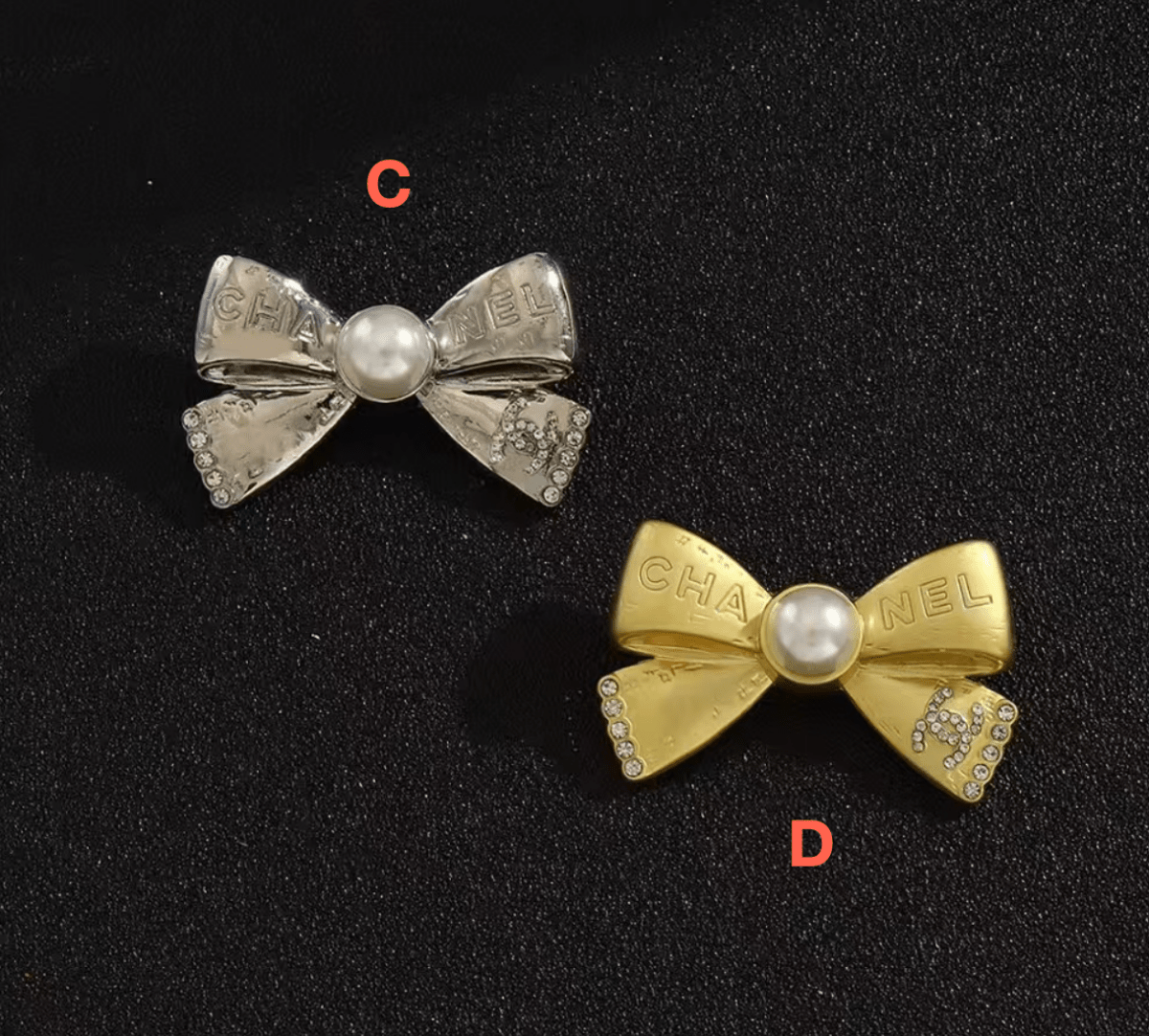 Designer Inspired Chanel Bow Brooches for Women - mingfabricstore