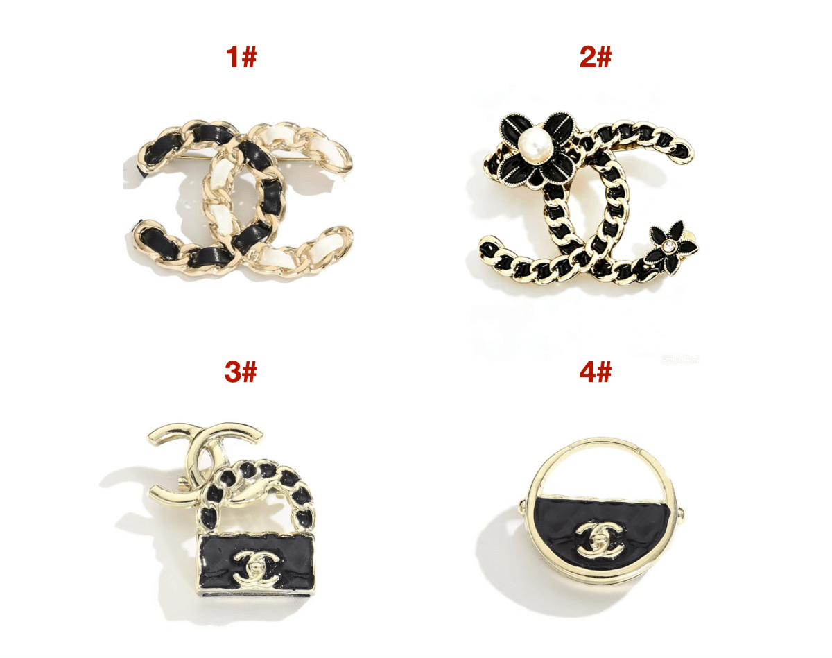 Designer Inspired Chanel Brooches for Women DIY Crafts Accessory - mingfabricstore