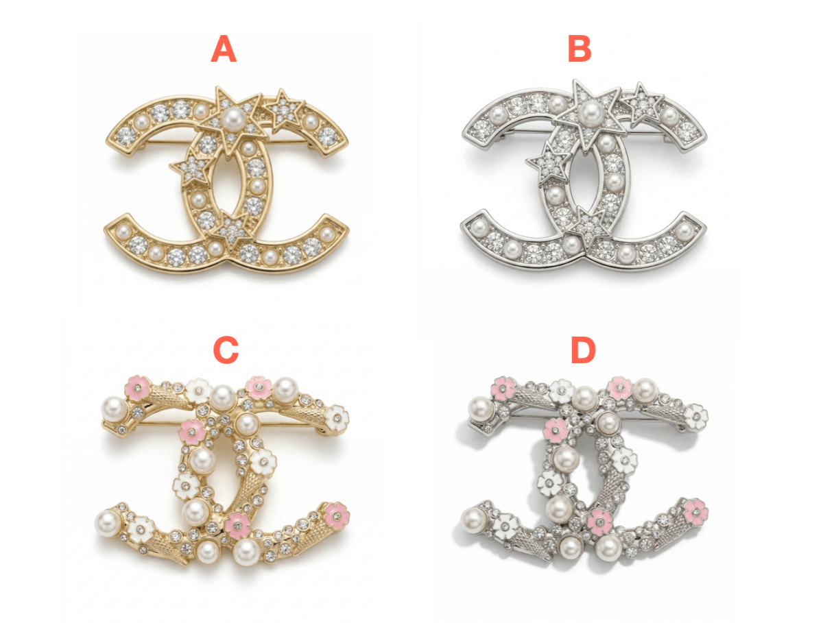 Designer Inspired Chanel Brooches for Women - mingfabricstore