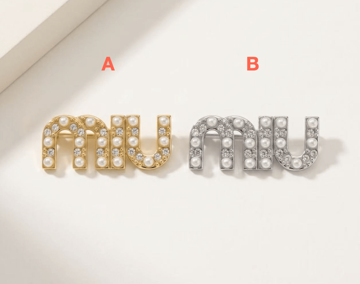 Designer Inspired MiuMiu Brooches for Women - mingfabricstore