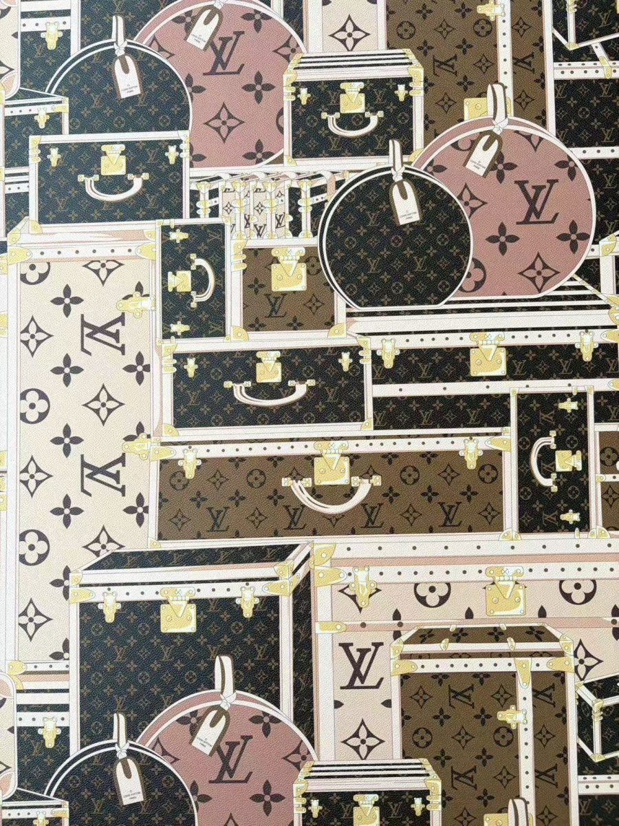 Designer Louis Vuitton LV Bag Leather for Custom DIY Crafts - mingfabricstore