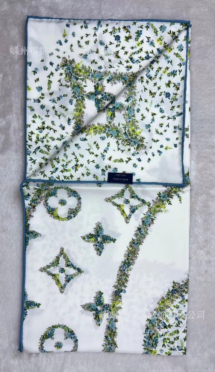 Designer Louis Vuitton Silk Scarf - mingfabricstore