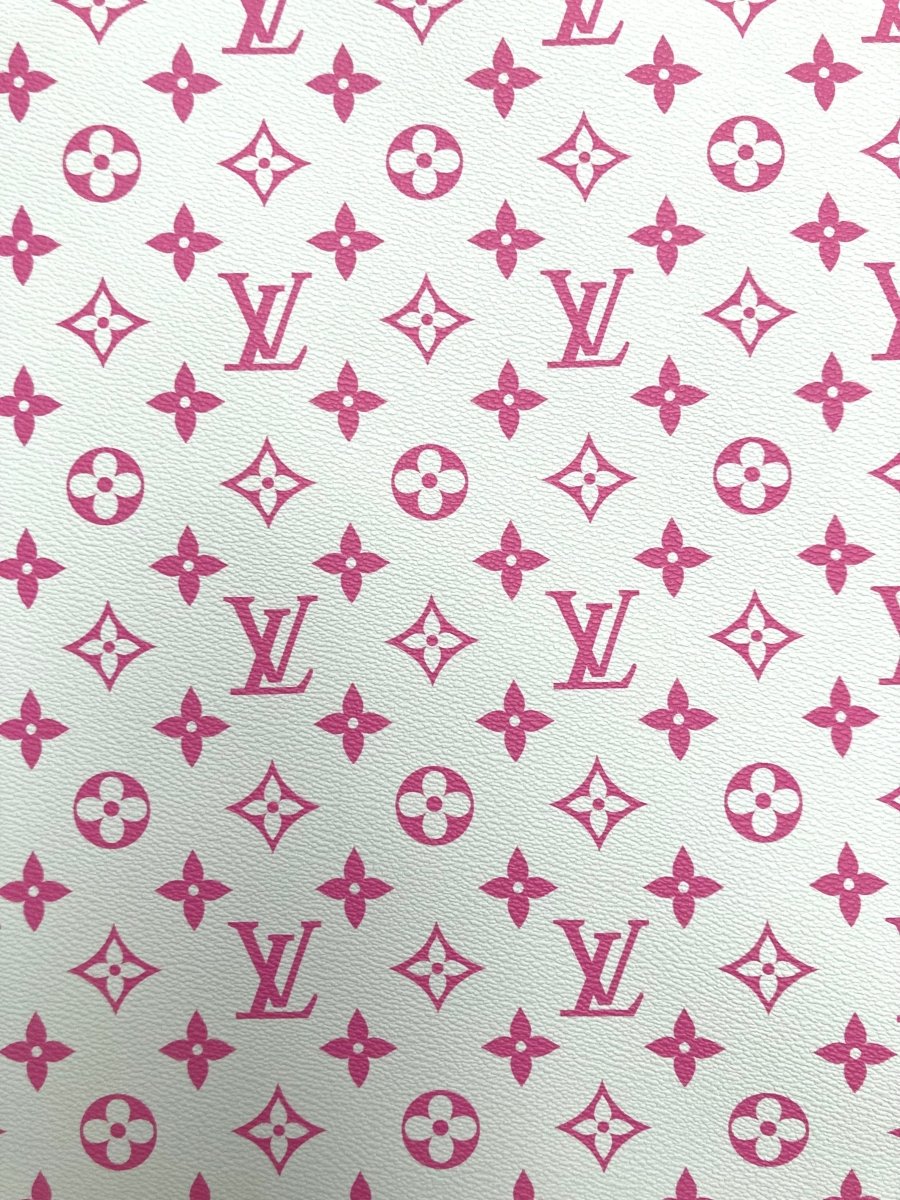 DIY Handmade Crafts Baby Pink LV for Custom Sneakers Bag Upholstery - mingfabricstore