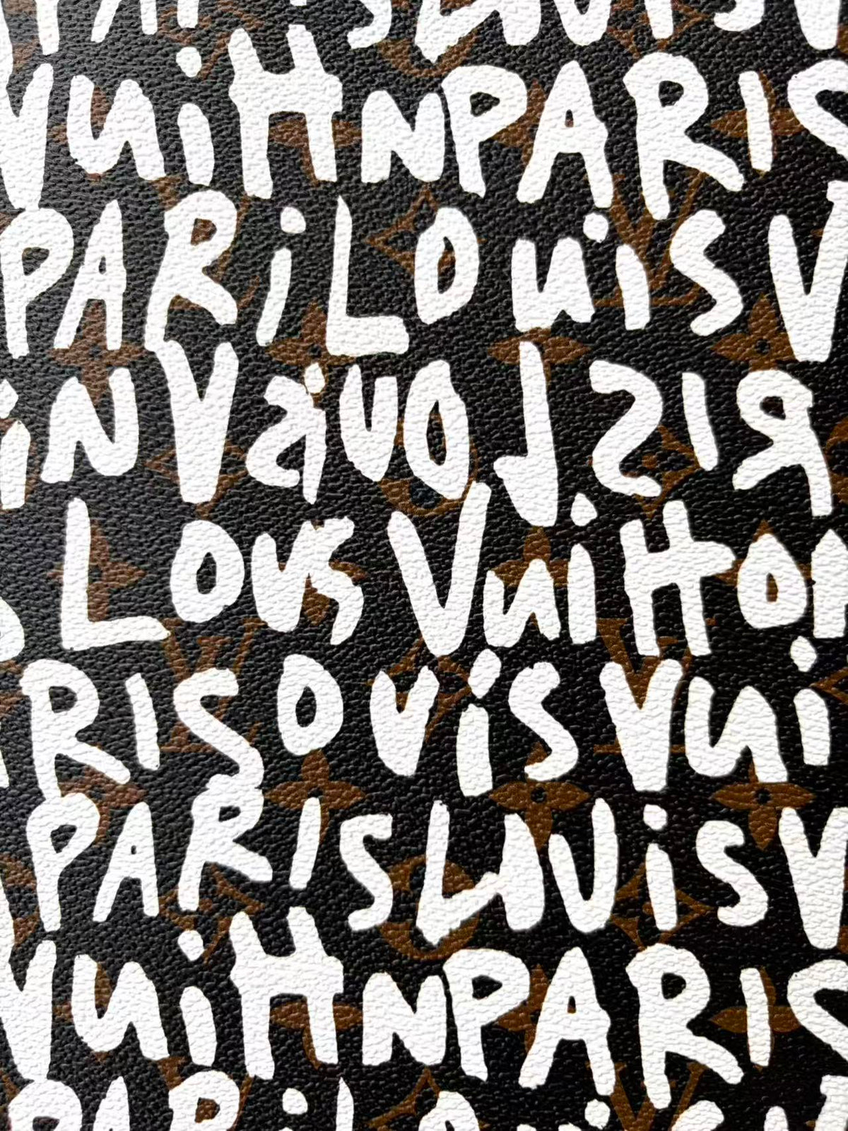 New Louis Vuitton Graffiti Leather Sheet for DIY Bag Repair Custom Sewing