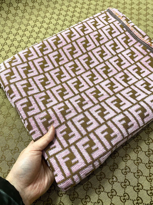 Soft Pink Fendi Chenille Fabric for Pillow DIY Furniture Home Decor