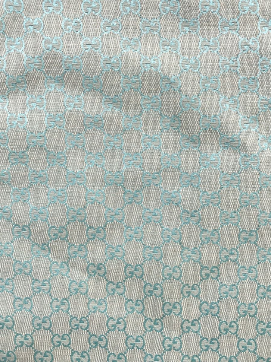 Elegant Green Gucci Designer Fabric for Custom Sneakers Sewing - mingfabricstore
