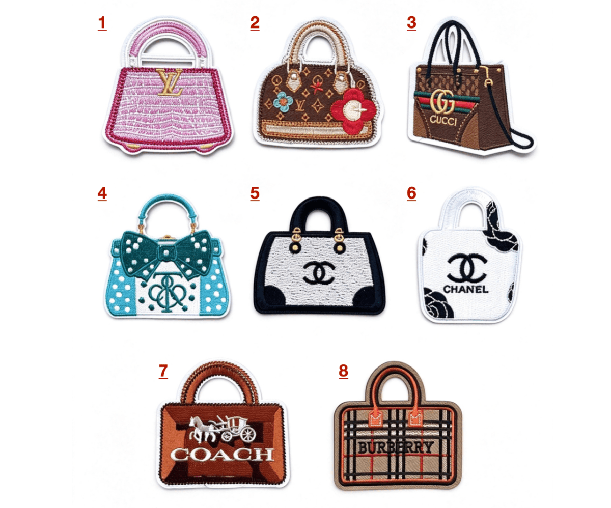 Embroidery Chanel Gucci iron on Patches Custom Clothing Jackets - mingfabricstore