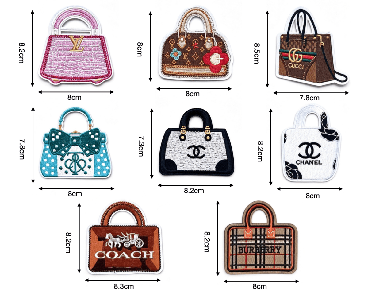 Embroidery Chanel Gucci iron on Patches Custom Clothing Jackets - mingfabricstore