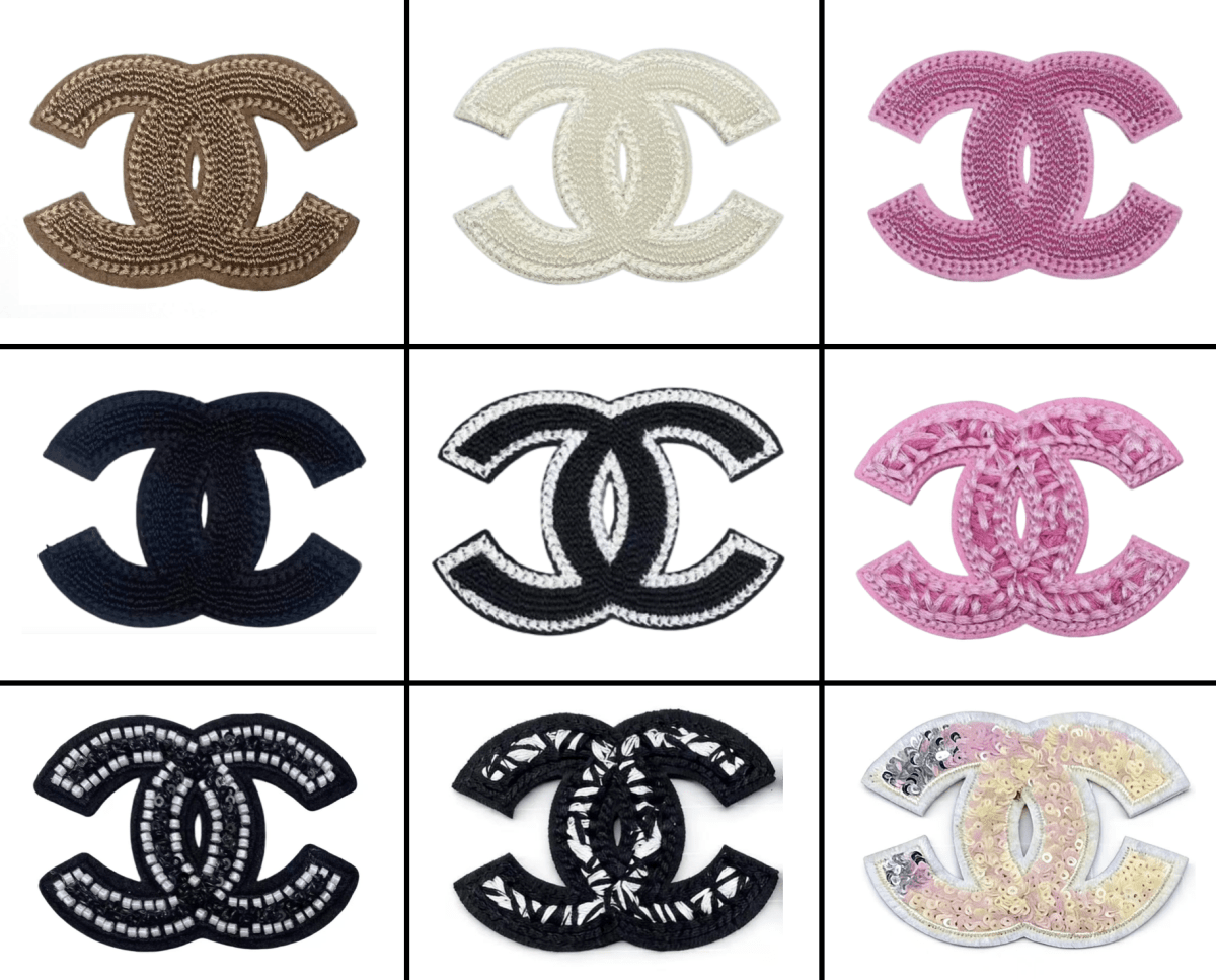 Embroidery Chanel Patches Custom Clothing Jackets - mingfabricstore