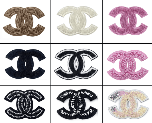 Embroidery Chanel Patches Custom Clothing Jackets - mingfabricstore