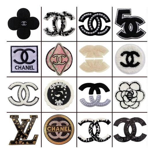 Embroidery Chanel Patches Custom Clothing Jackets - mingfabricstore