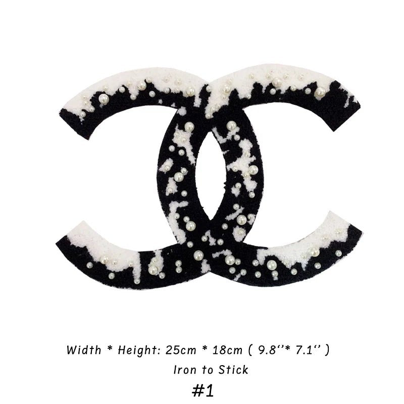 Embroidery Chanel Patches Custom Clothing Jackets - mingfabricstore