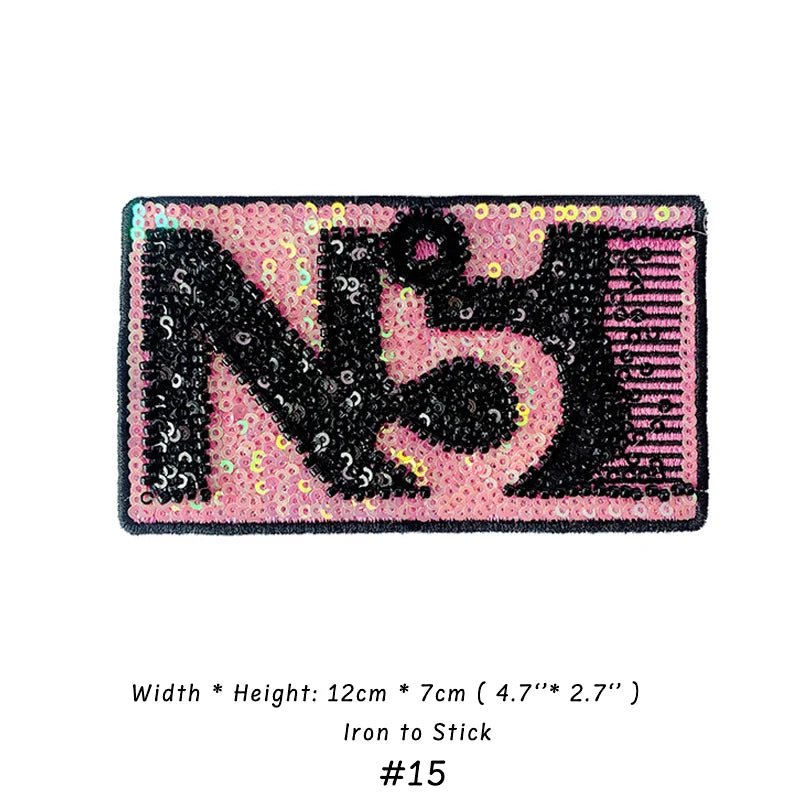 Embroidery Chanel Patches Custom Clothing Jackets - mingfabricstore