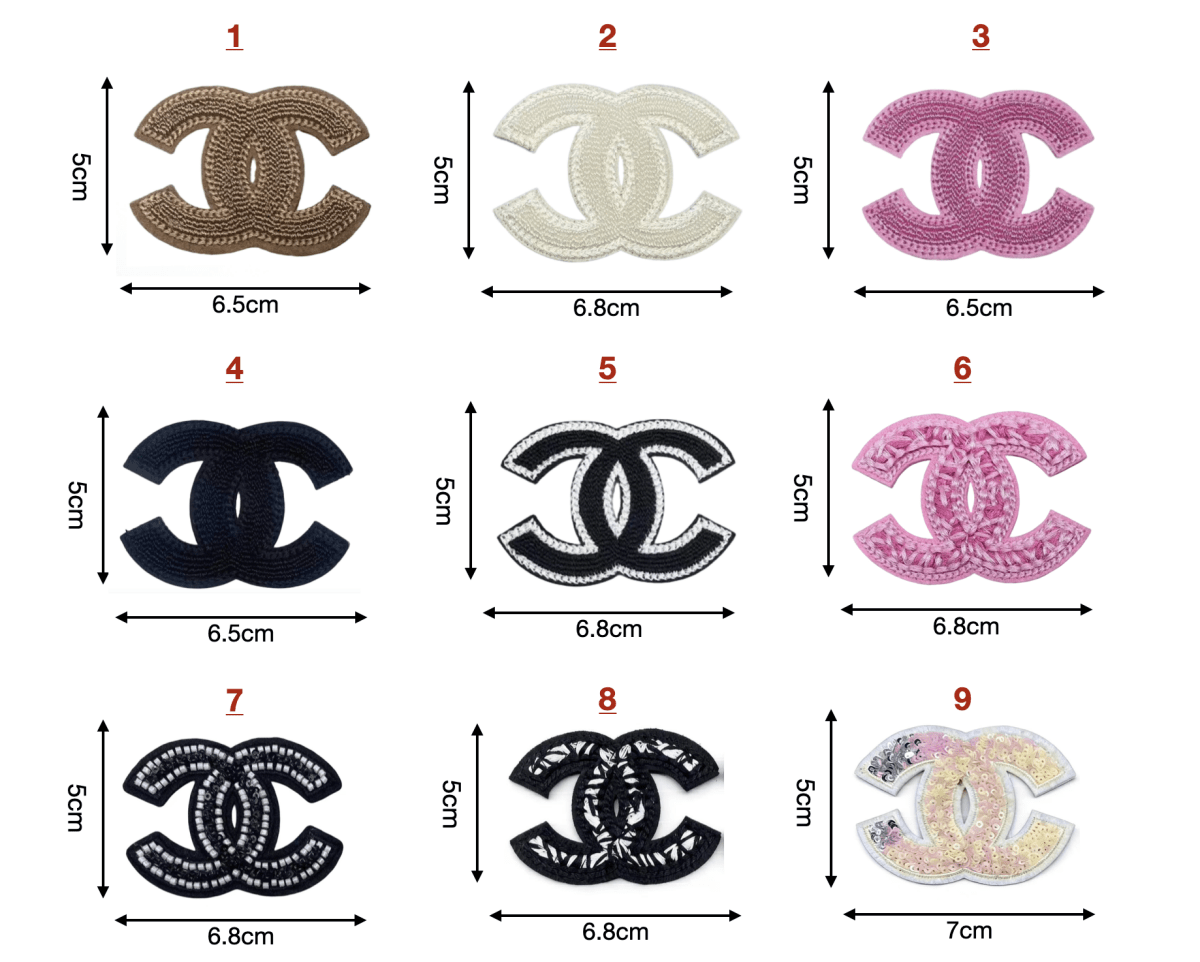 Embroidery Chanel Patches Custom Clothing Jackets - mingfabricstore