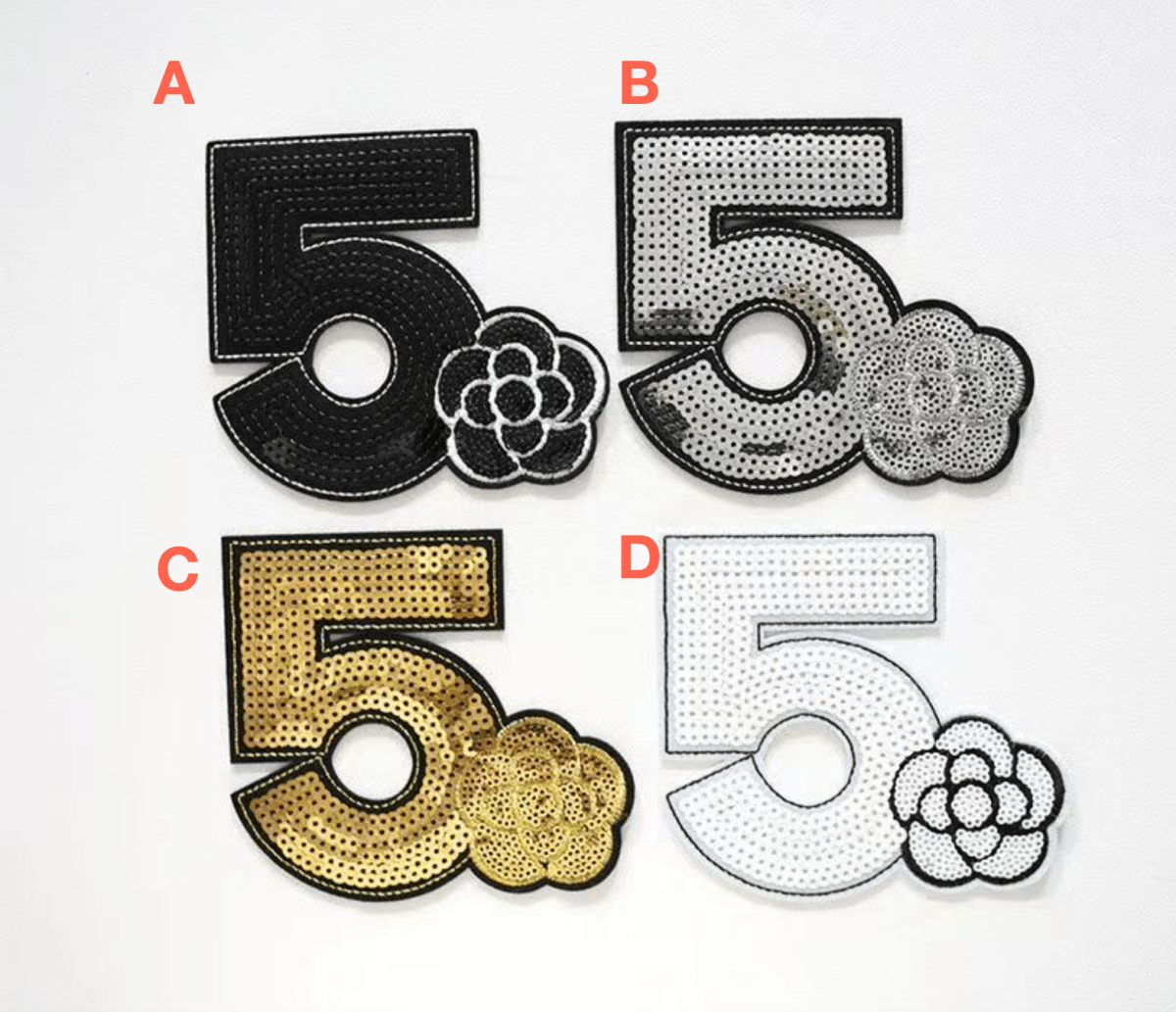 Embroidery Chanel Patches Custom Clothing Jackets - mingfabricstore