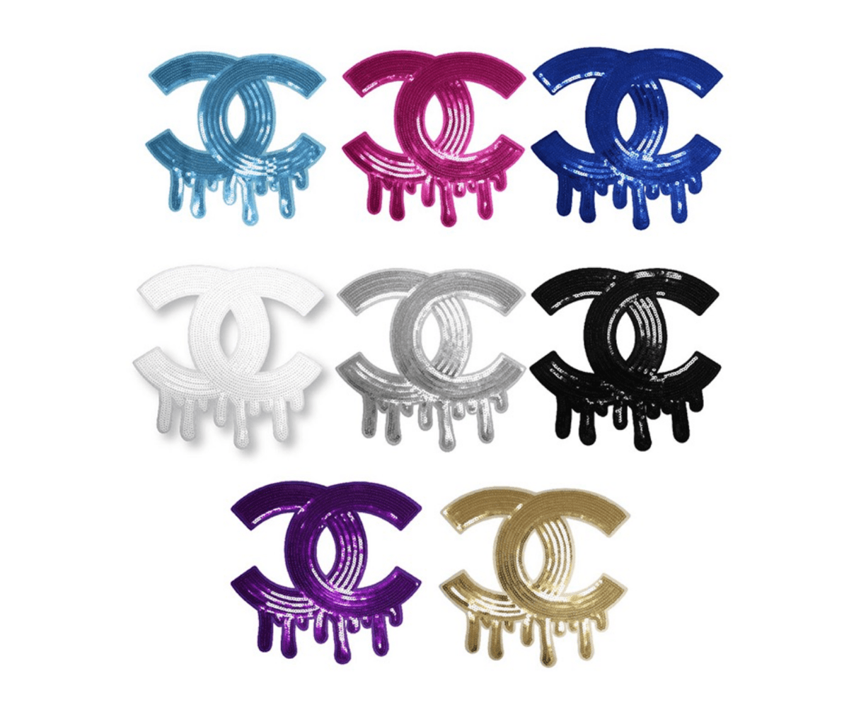 Embroidery Chanel Patches Custom Clothing Jackets - mingfabricstore