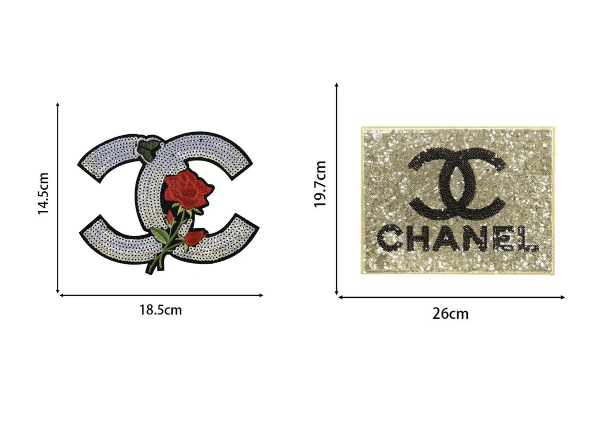 Embroidery Chanel Patches Custom Clothing Jackets - mingfabricstore