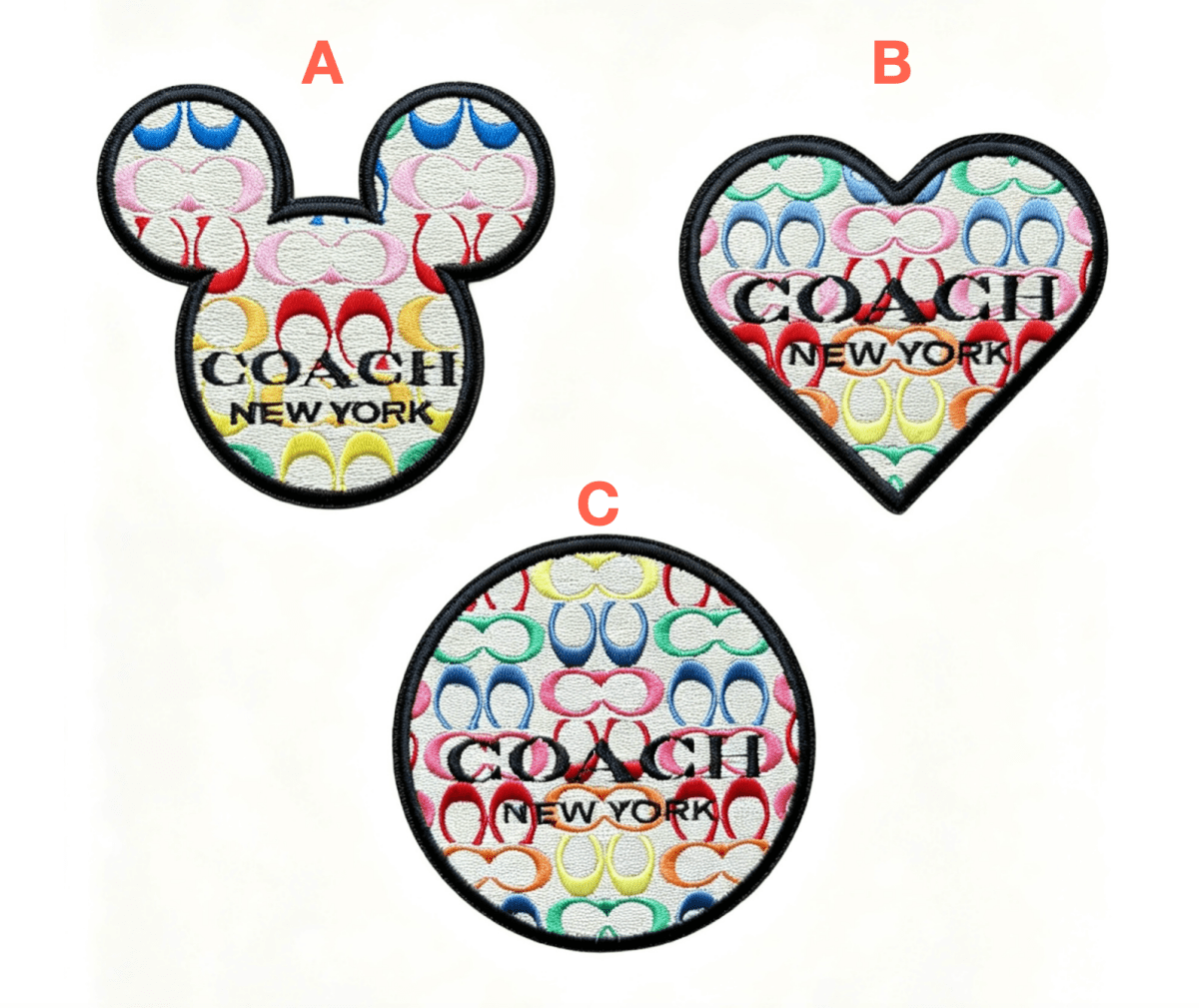 Embroidery Coach Patches Custom Clothing Jackets - mingfabricstore