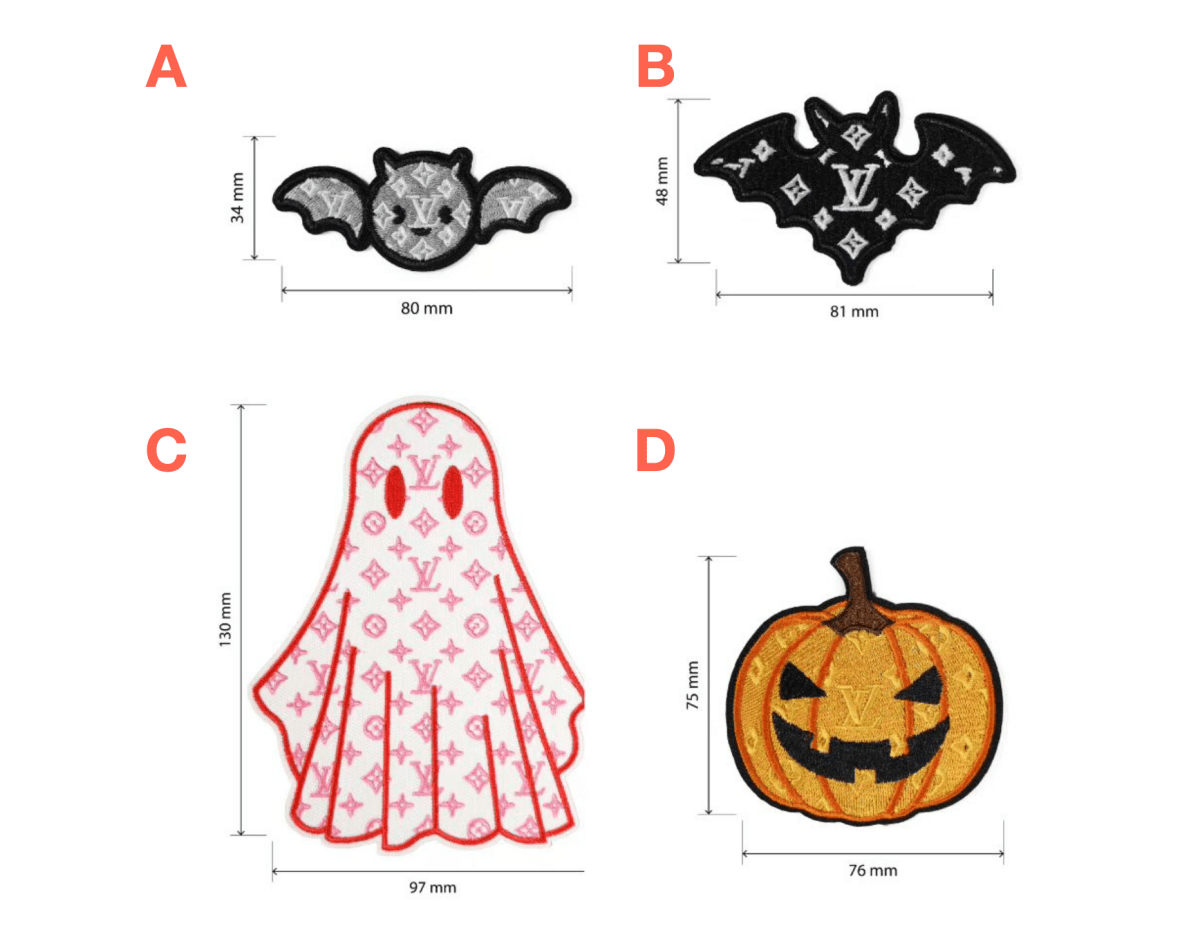Embroidery Halloween Patches Custom Clothing Jackets - mingfabricstore
