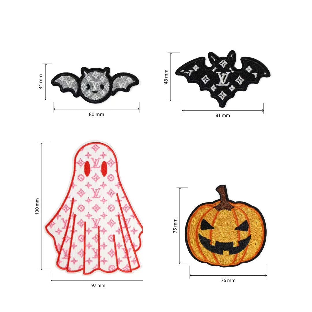 Embroidery Halloween Patches Custom Clothing Jackets - mingfabricstore