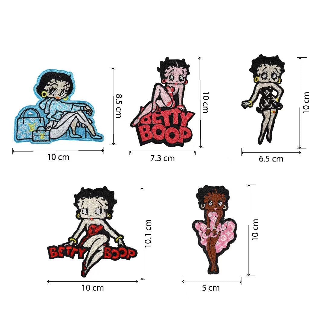 Embroidery LV Betty Patches Custom Clothing Jackets - mingfabricstore