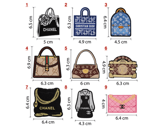 Embroidery LV Chanel Dior Patches Custom Clothing Jackets - mingfabricstore