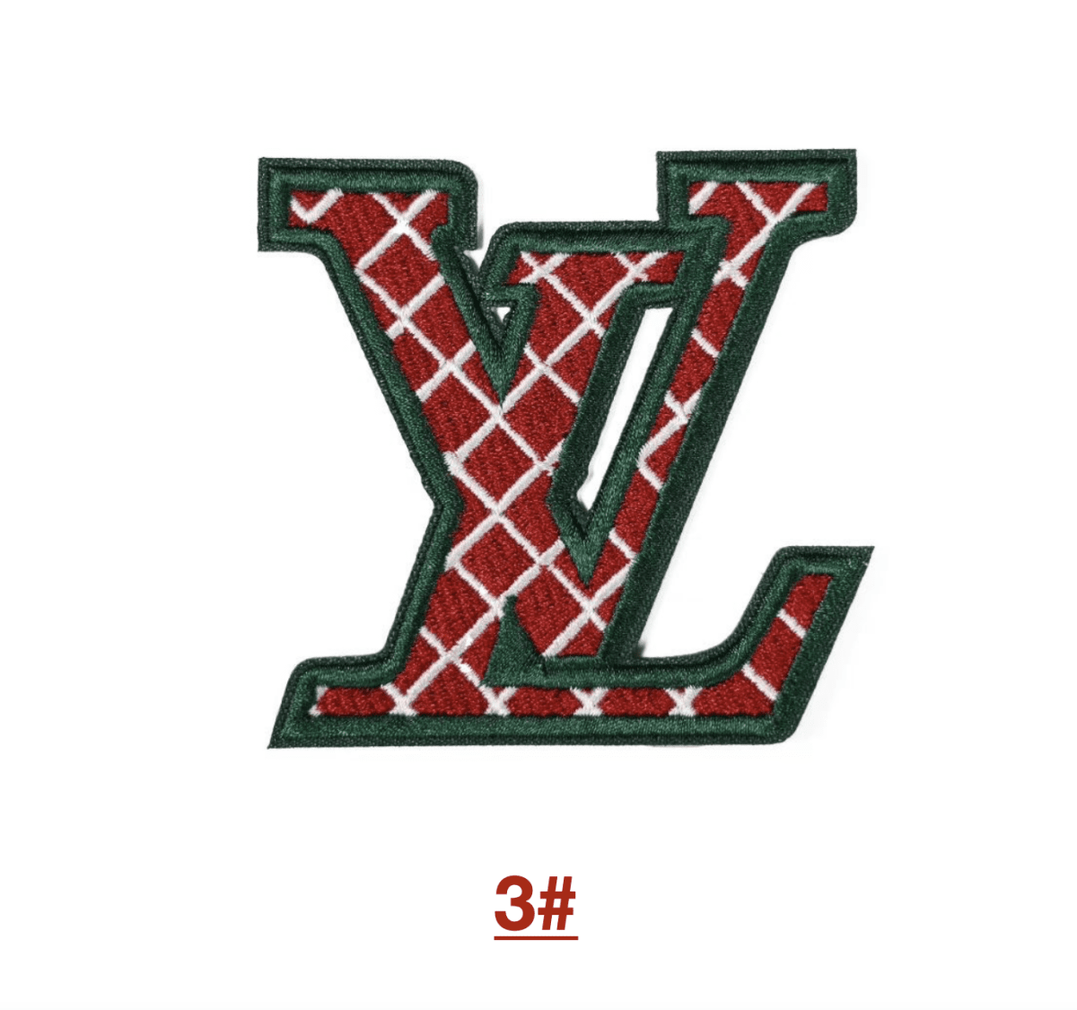 Embroidery LV Patches Custom Clothing Jackets for Christmas Gifts - mingfabricstore