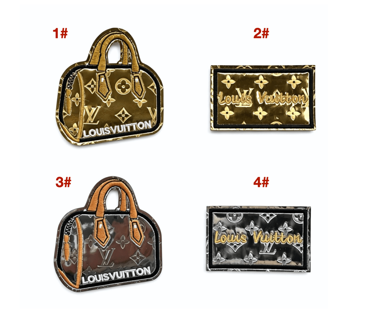 Embroidery LV Patches Custom Clothing Jackets - mingfabricstore
