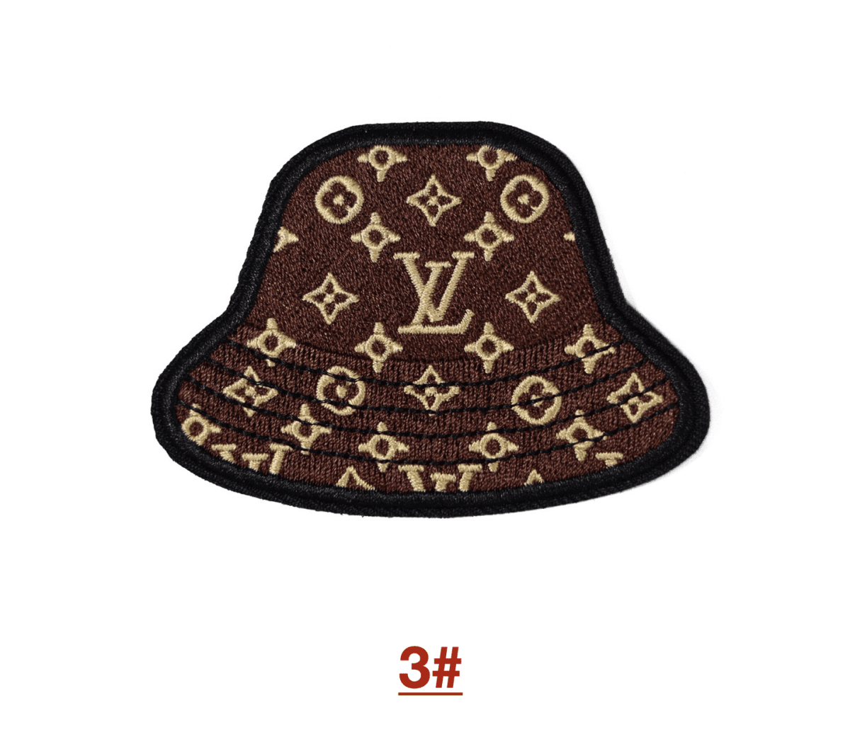 Embroidery LV Patches Custom Clothing Jackets - mingfabricstore