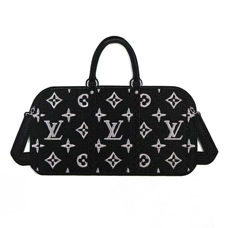 Embroidery LV Patches Custom Clothing Jackets - mingfabricstore